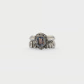 Two found rings and a single earring.