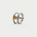 Two found rings and a prong setting