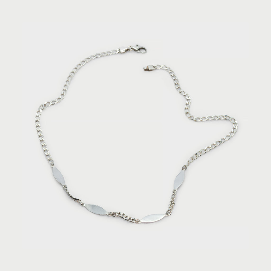 Necklace made of 'No me olvides' bracelets.